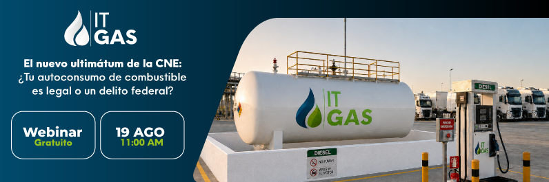 Webinar gratuito de IT Gas sobre la regulación de autoconsumo de combustible